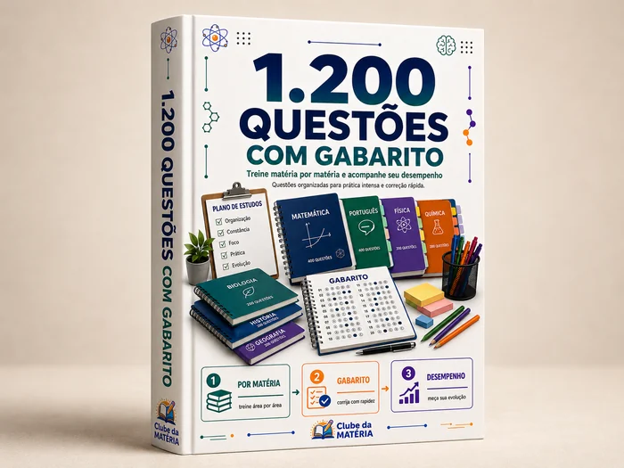 1.200 Questões com Gabarito