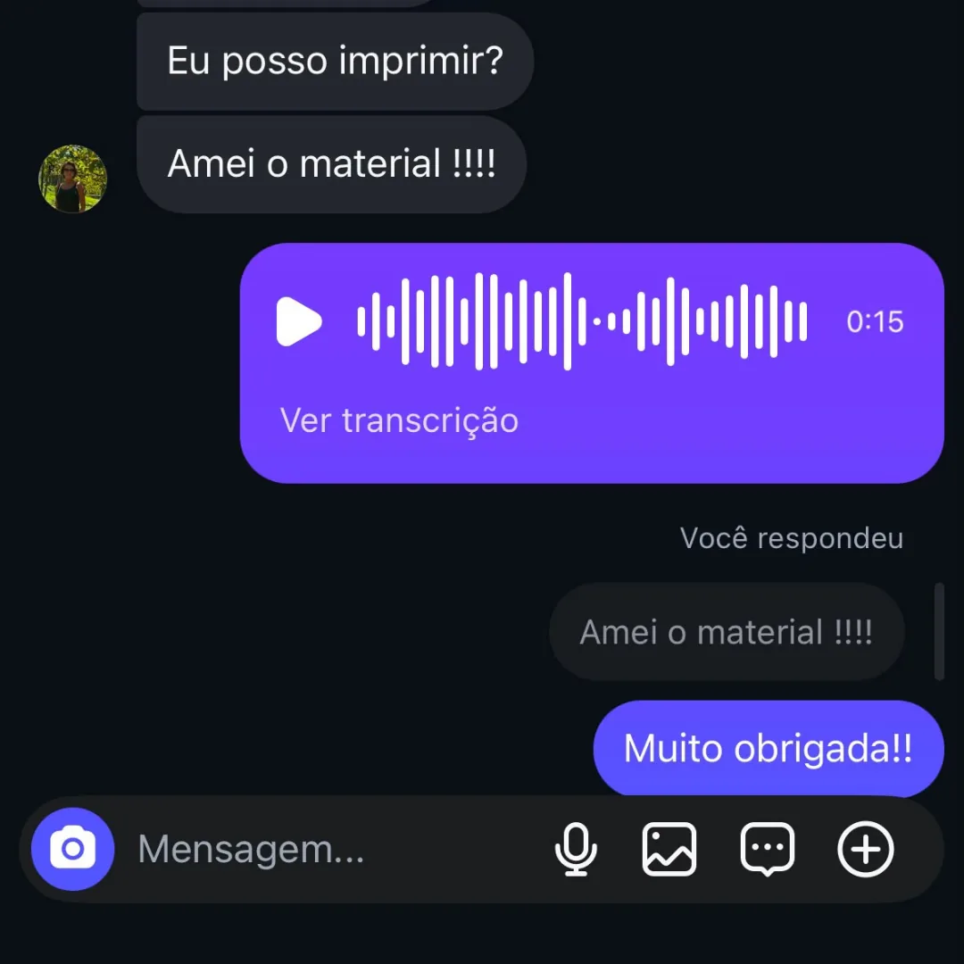 Cliente diz que amou o material do ENEM Visual
