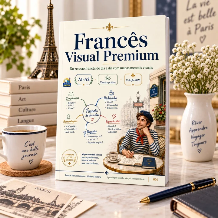Francês Visual Premium: Mapas mentais de francês