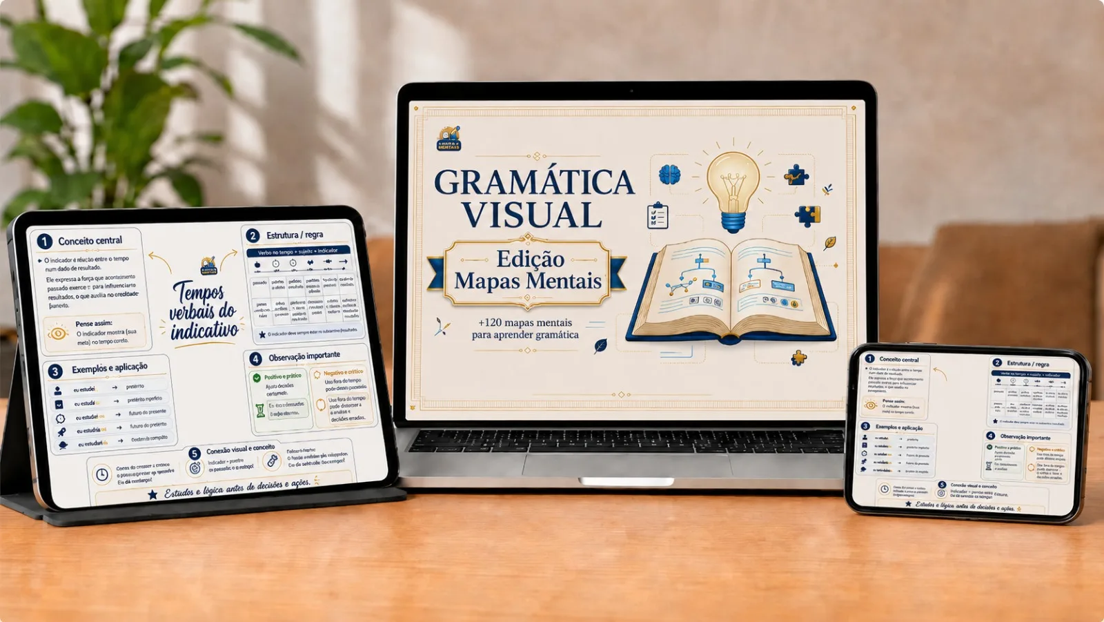 Onde usar a Gramática Visual Mapas Mentais