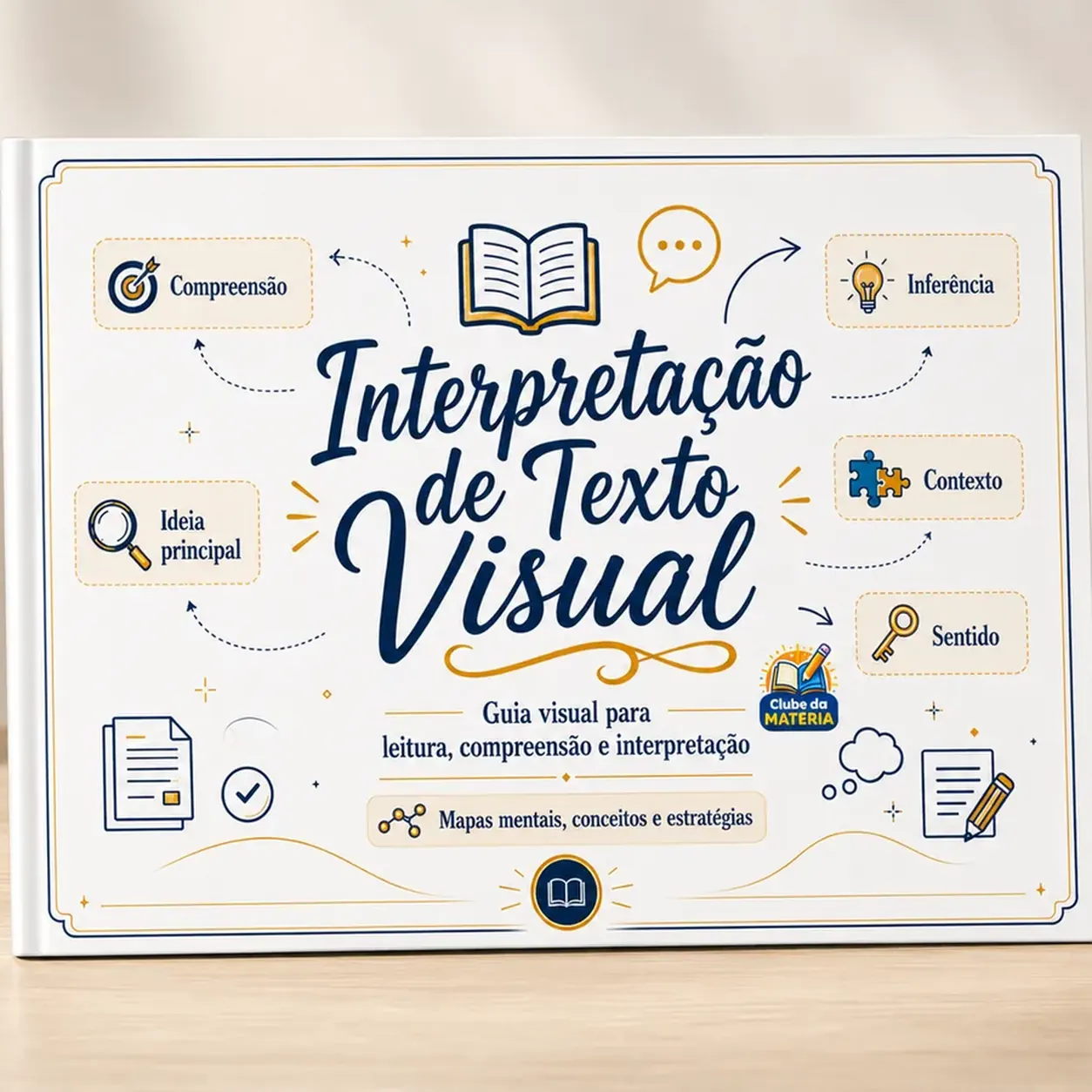 Interpretação de Texto Visual — guia visual para leitura, compreensão e interpretação