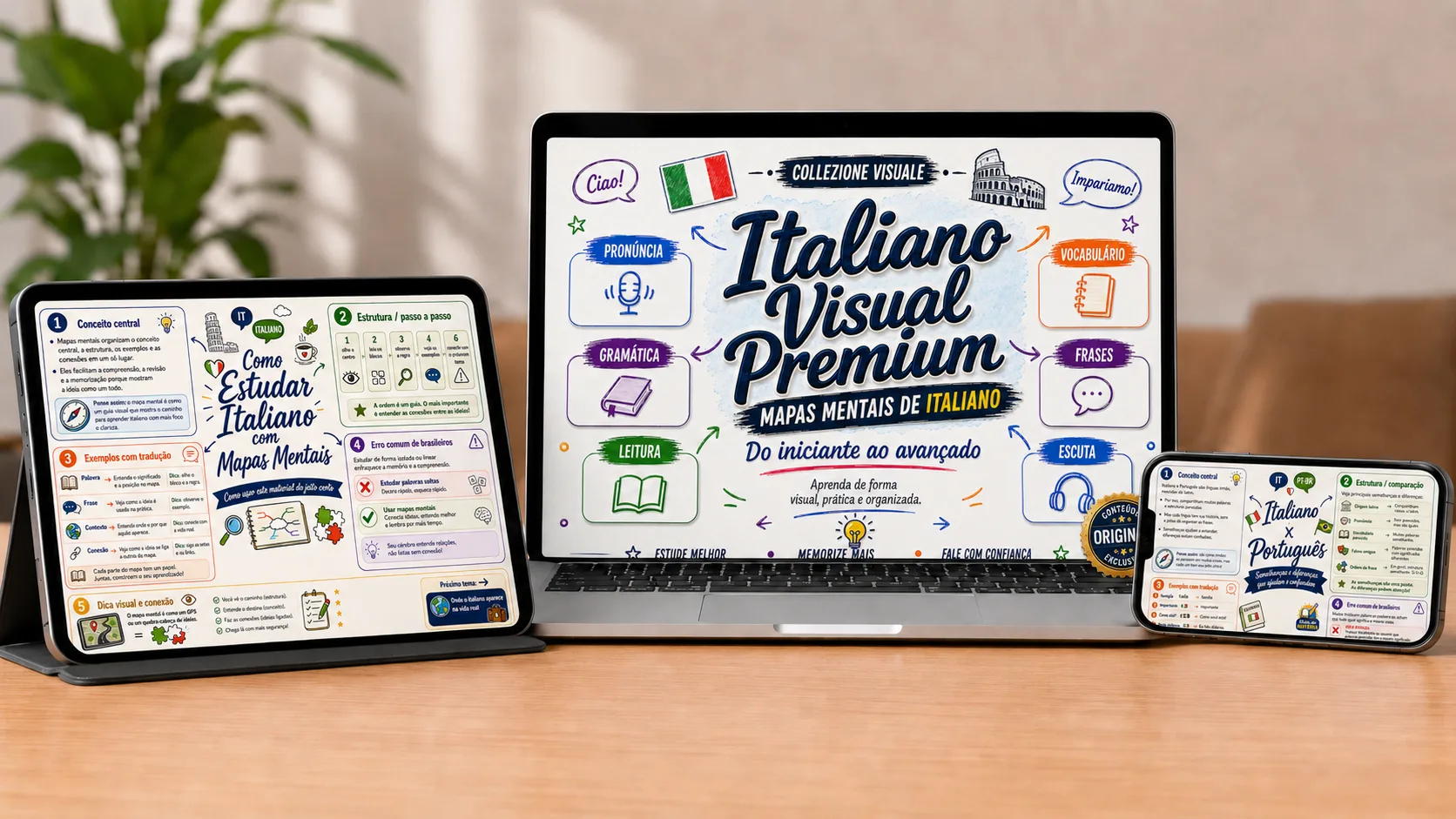 Material para usar no celular, tablet, computador, baixar e imprimir