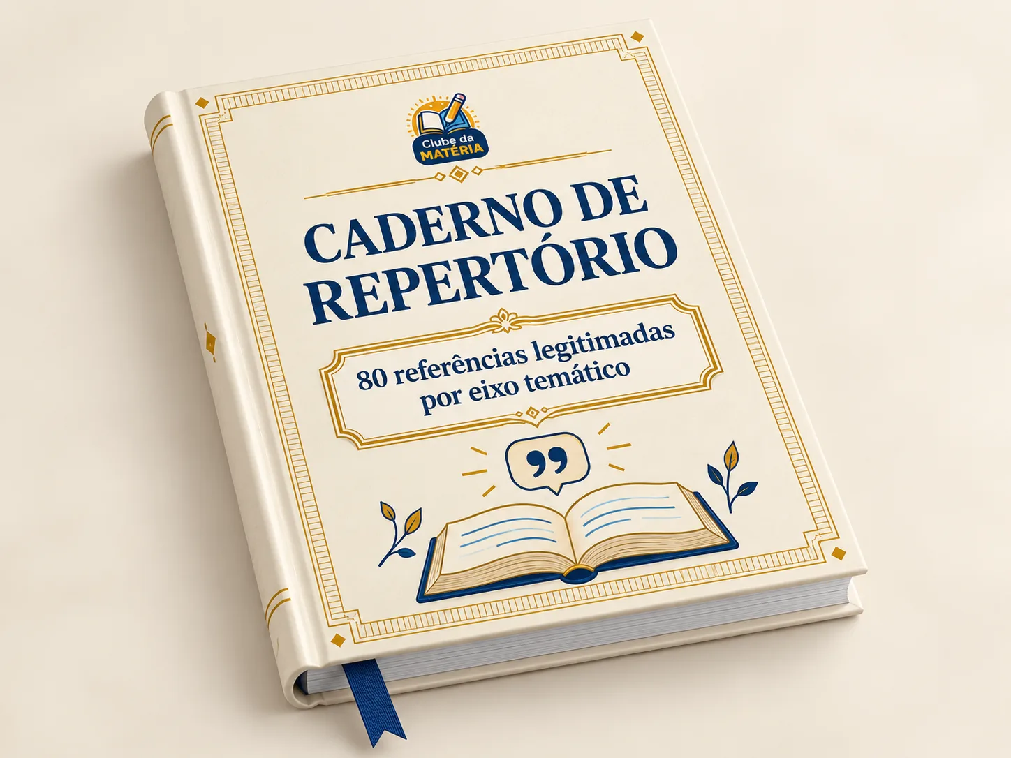 Caderno de repertório legitimado